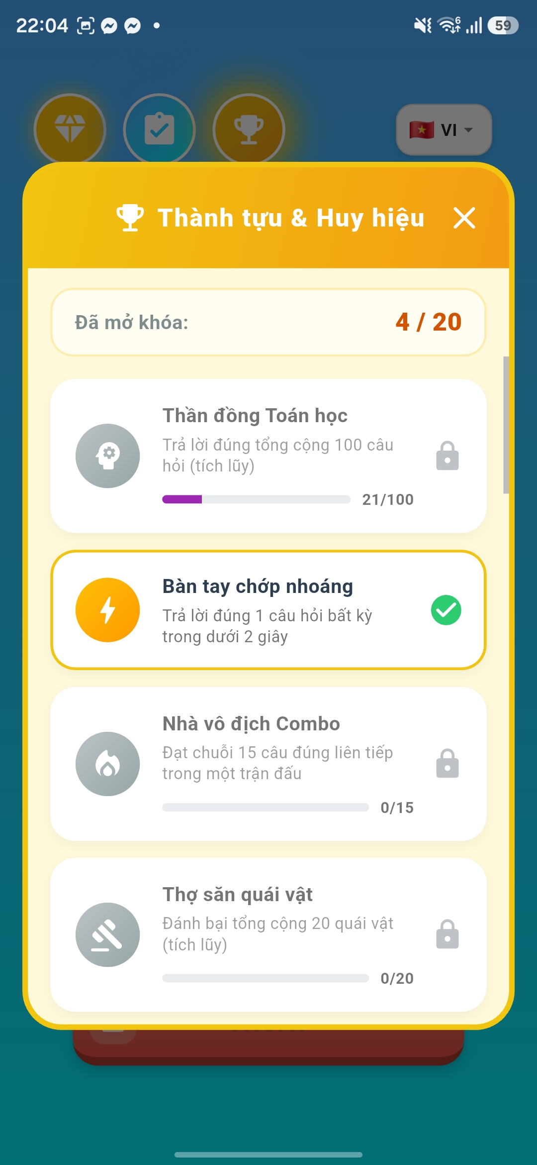 Thành tựu